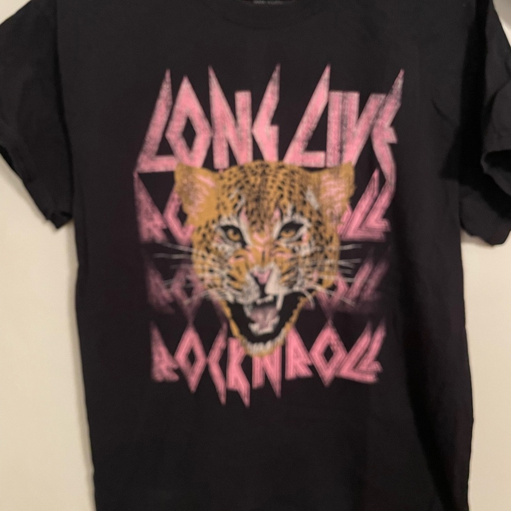 Black Graphic Kids T-Shirt